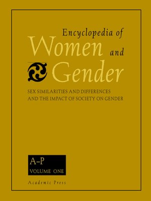 cover image of Encyclopedia of Women and Gender, Two-Volume Set